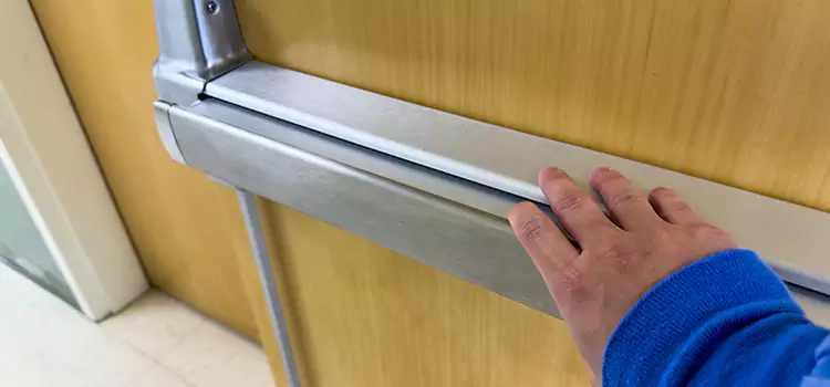 Installing a Push Bar on a Door Willoughby